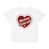 Valentine's Day | White Heart Shirt (Comfort Colors)