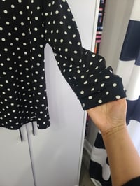 Image 3 of Black & White Polkadot Blazer