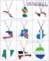 NEW! SILVER PRE-ORDER COUNTRY FLAG NECKLACES  Image 4