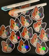 Holo Sunglasses Logo Sticker