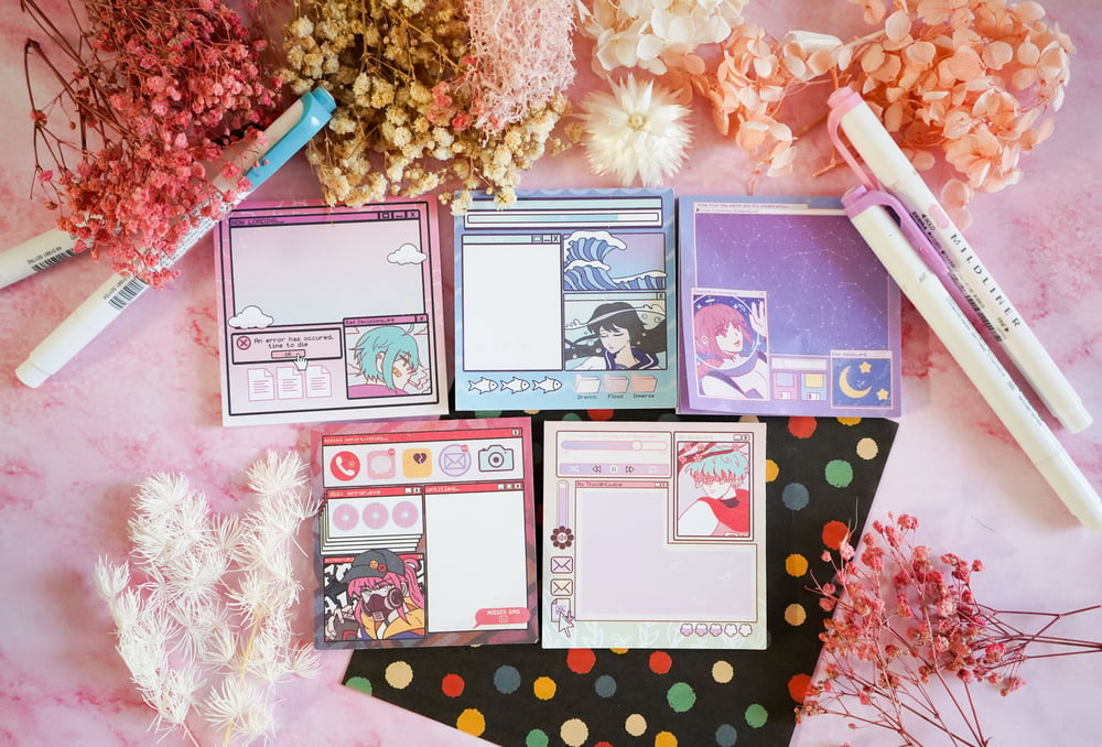 Image of [LIMITED QUANTITY] Future Funk Sticky Note Pads