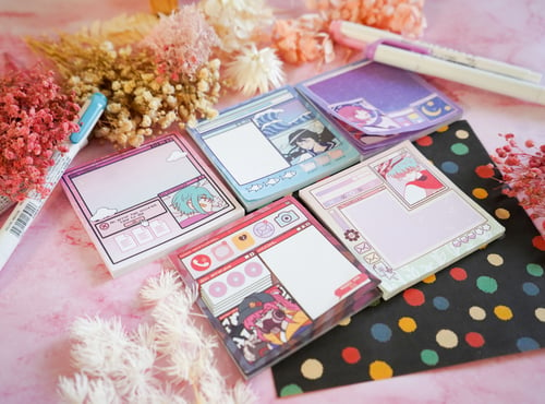 Image of [LIMITED QUANTITY] Future Funk Sticky Note Pads