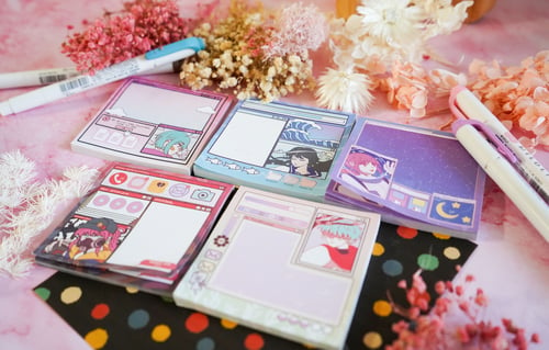 Image of [LIMITED QUANTITY] Future Funk Sticky Note Pads