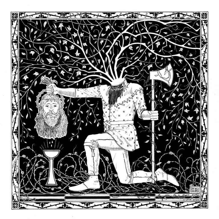 "Green Knight" - Print