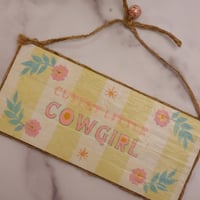Cutest Litte Cowgirl sign