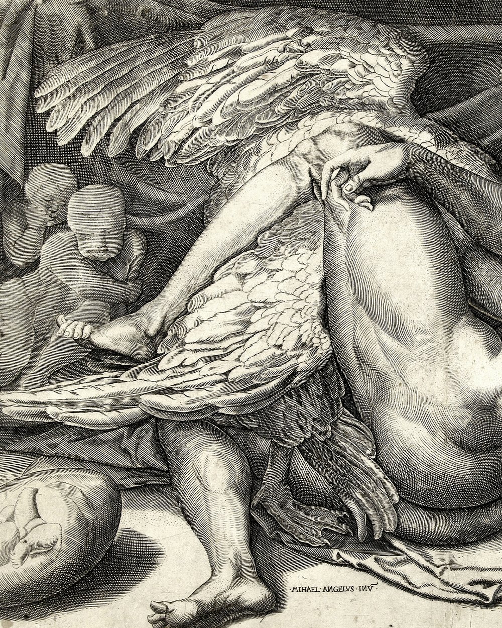 "Leda and the swan" (1544 - 1600)