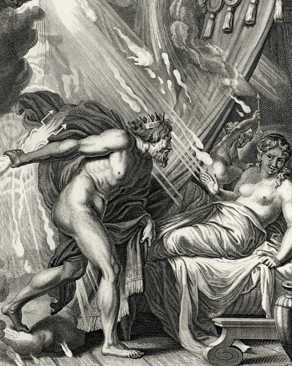 ''Jupiter kills Semele'' (1733)