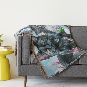Image of Cat Eyes Throw