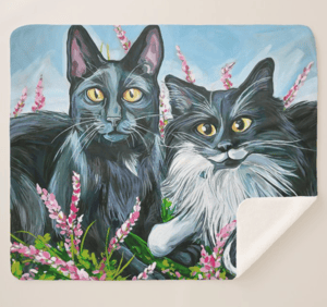 Image of Cat Eyes Throw