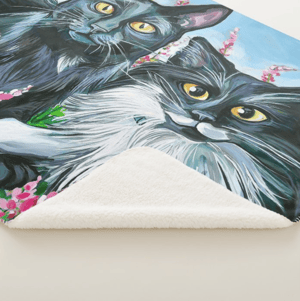 Image of Cat Eyes Throw