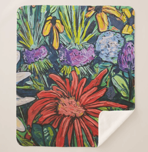 Image of Pennsylvania Wildflowers Throw