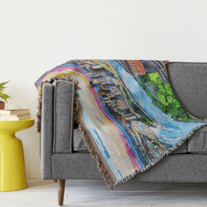 Image of Steel City Sunset Throw