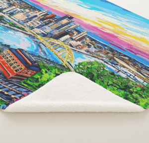 Image of Steel City Sunset Throw