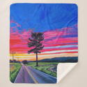 Sunset On Lyona Road Throw