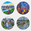Pittsburgh In Color Acrylic Coaster Set