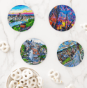 Pittsburgh In Color Acrylic Coaster Set