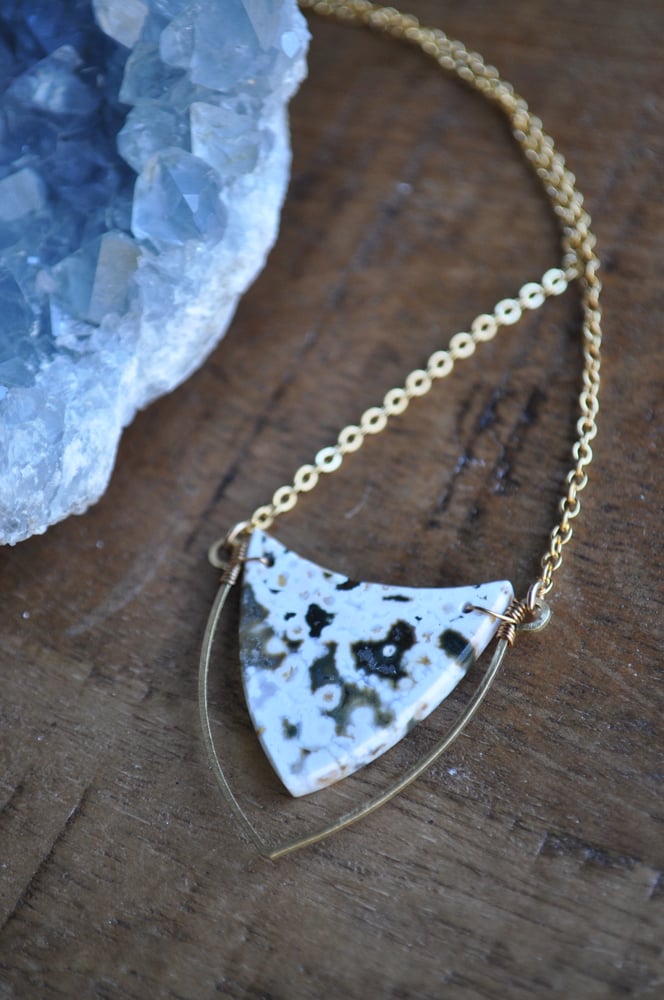 Image of One of a Kind Ocean Jasper Necklace