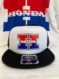 Image 1 of HELLYA Trucker Hat • Flat Bill - Medium Profile