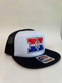Image 2 of HELLYA Trucker Hat • Flat Bill - Medium Profile