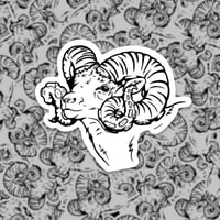 Image 2 of Sheepish Vinyl Sticker