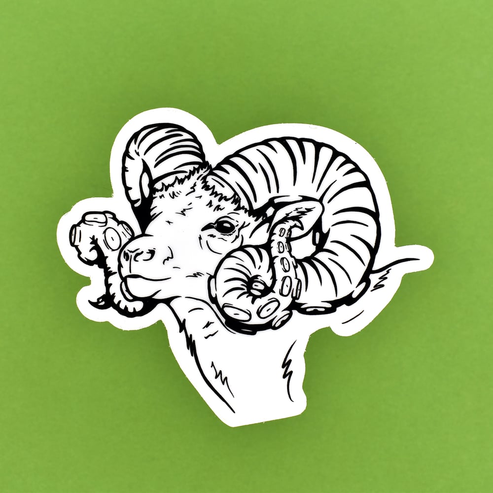 Sheepish Vinyl Sticker