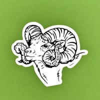 Image 3 of Sheepish Vinyl Sticker