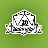 Image 3 of Naturally! Vinyl Sticker
