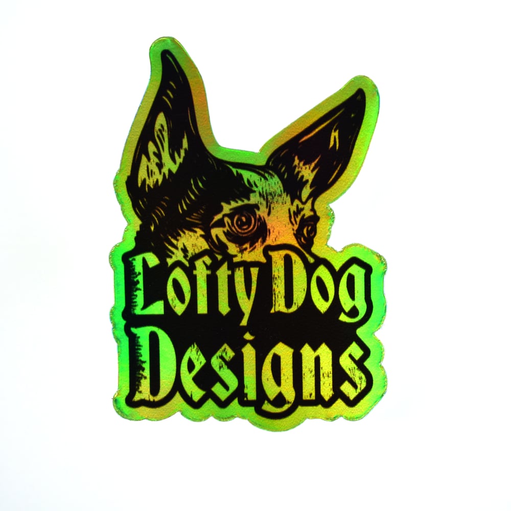 Lofty Logo Holographic Sticker