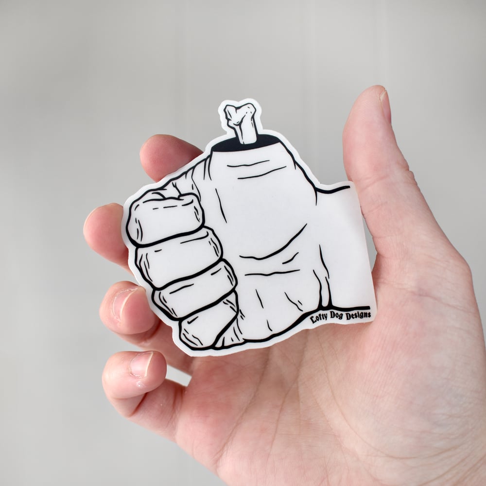 Thumbs Up Clear Vinyl Sticker