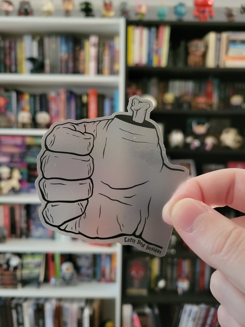 Thumbs Up Clear Vinyl Sticker