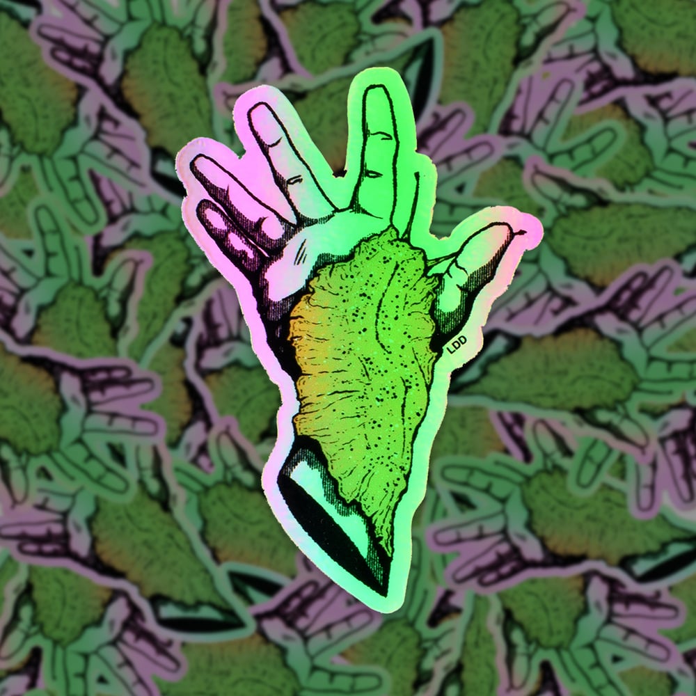 Slug Holographic Vinyl Sticker