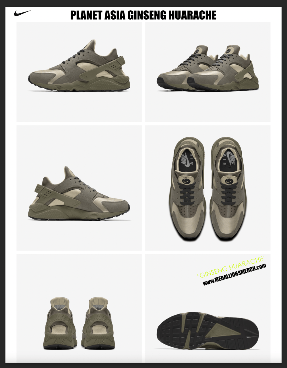PA Nike Air GINSENG Huarache