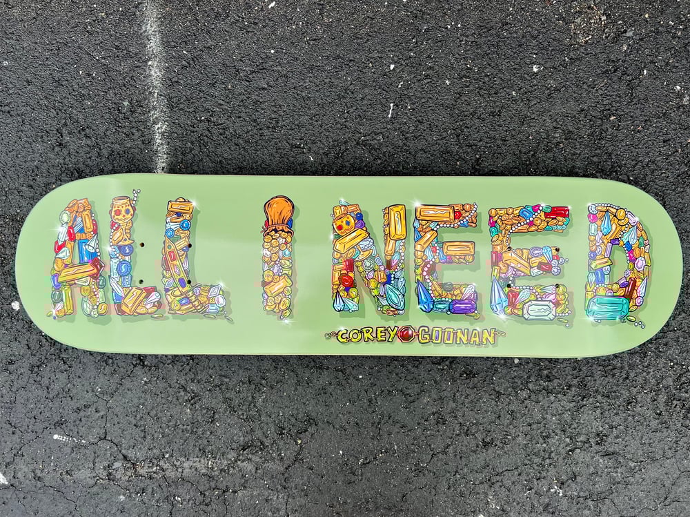 Jewels Goonan skateboard