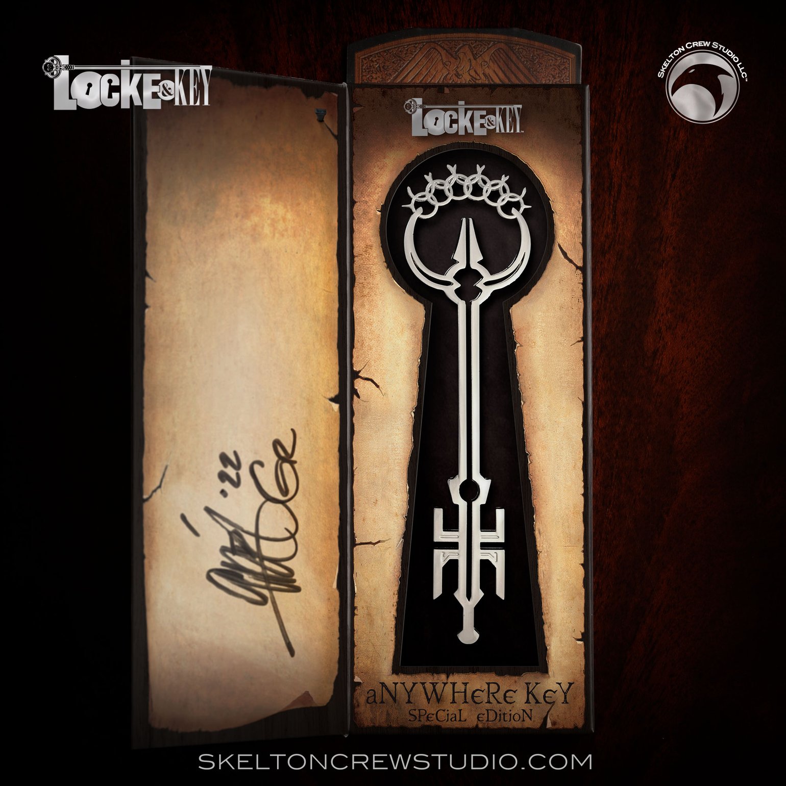 Image of Locke & Key: CHARITY SIGNED Special Edition Anywhere Key!