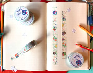 School Bag Washi Tape