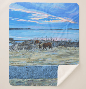Image of Wild Horses Throw