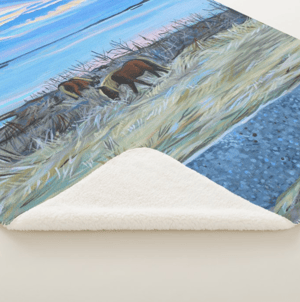 Image of Wild Horses Throw