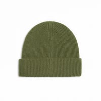 Cashmere Merino Wool Beanie Moss  (BACK ORDER)