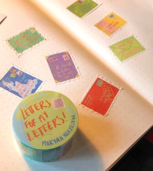 Letters Stamp Washi Tape