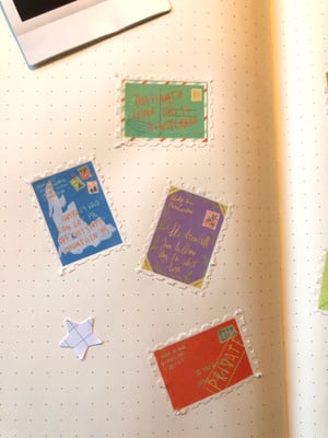 Letters Stamp Washi Tape