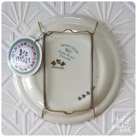 Image 2 of Sewciopath - Hand Painted Vintage plate