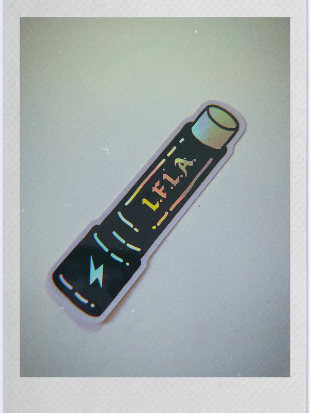 "Lip Balm" Holographic Sticker