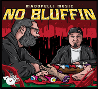 Image of MADOPELLI MUSIC  :  ( Album cover) NO BLUFFIN shirt