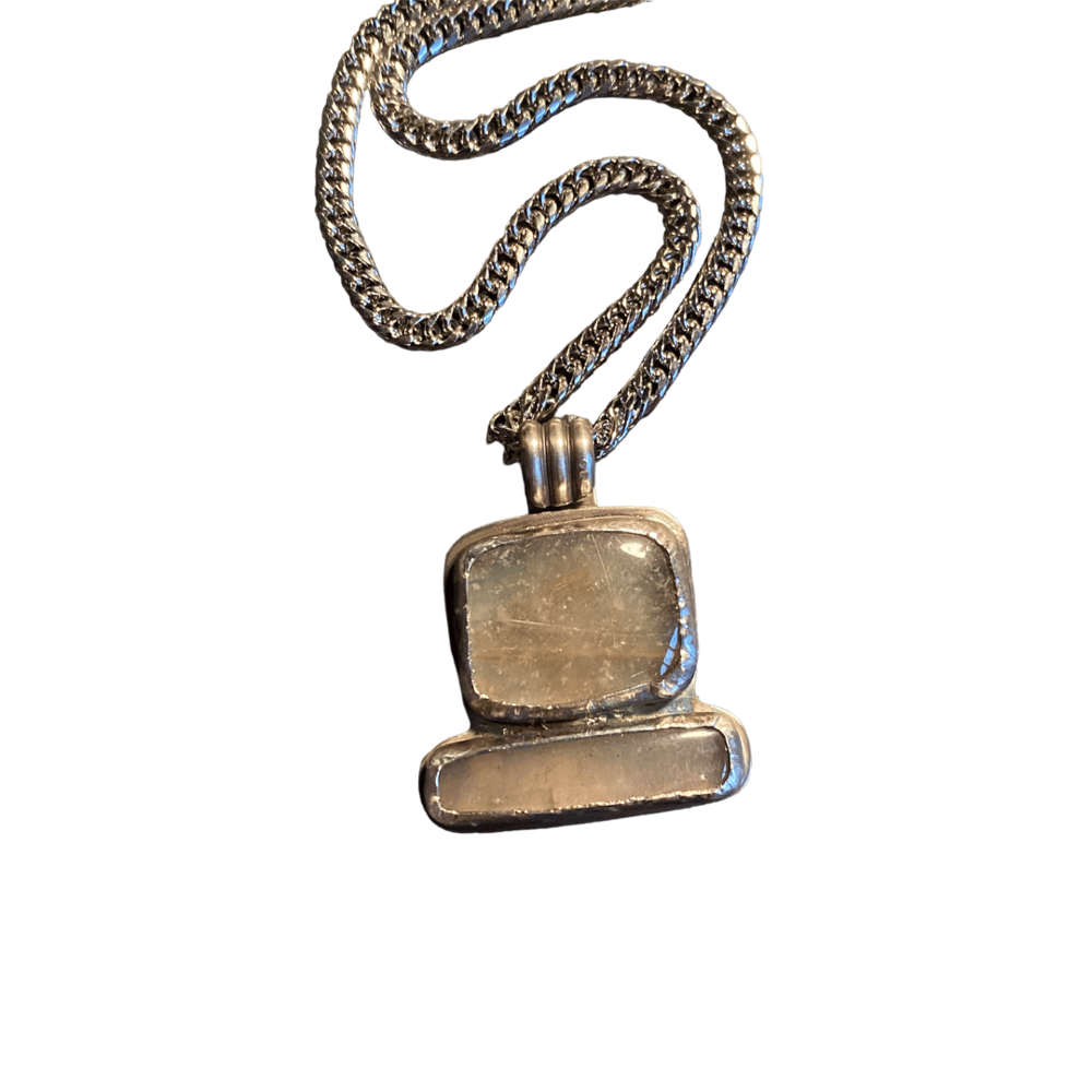 Rutilated Quartz Stack Pendant