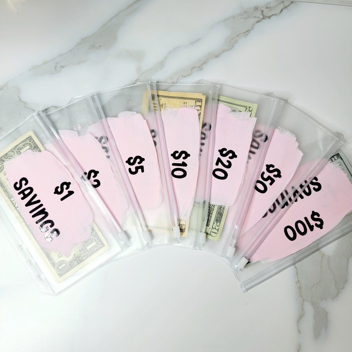 Luxe A6 Budget Binder Cash Stuffing Money Saving Envelopes 