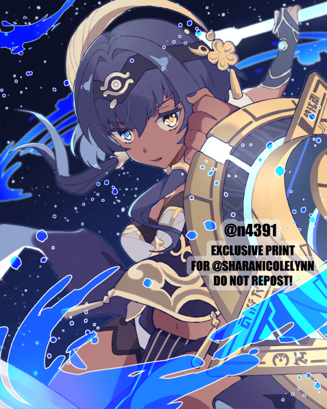 Image of Candace Shield Burst Print (11x17 AUTOGRAPHED)
