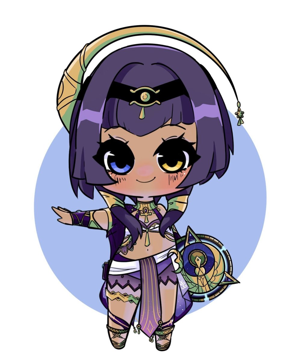 Image of Candace - Chibi Warrior Sticker