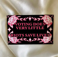 Riots Save Lives Sticker