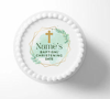 PERSONALISED Pre-cut Unisex Baptism/Christening / Cupcake Cookie Cake Edible Toppers / E