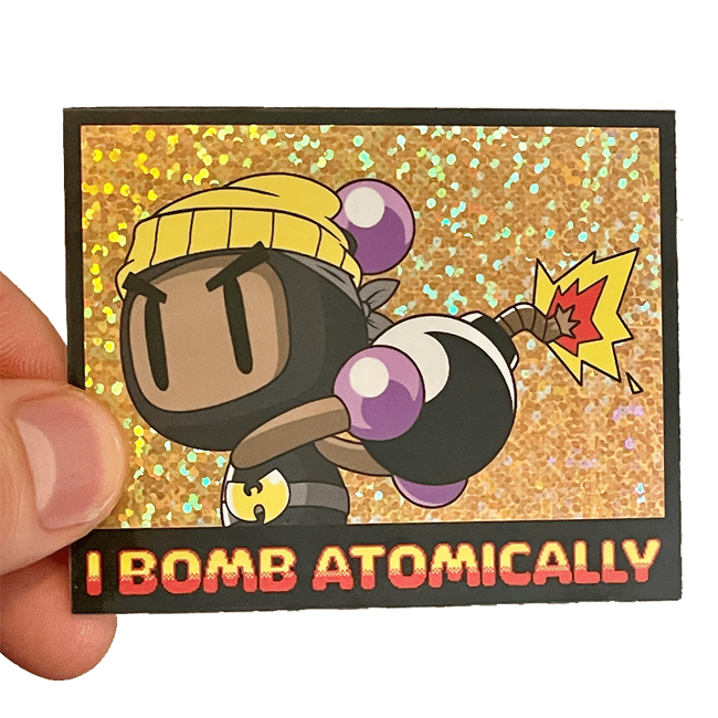 Bomb Atomic Sticker